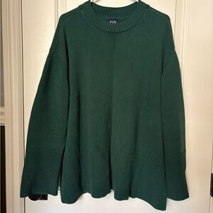 GAP Dark Green/Teal Cotton Sweater